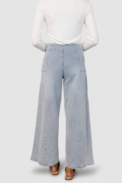 Baltic Born - Emmi Mid Rise Wide Leg Jeans