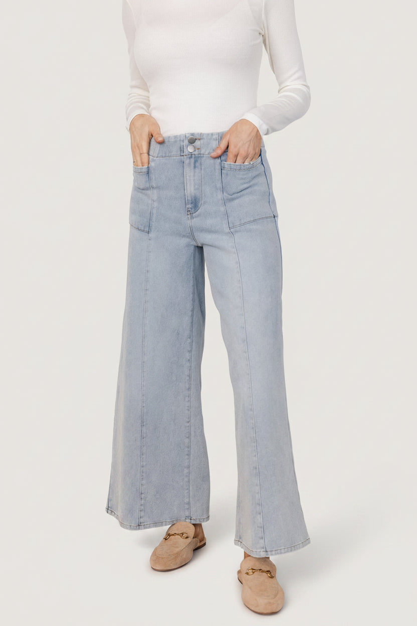 Baltic Born - Emmi Mid Rise Wide Leg Jeans
