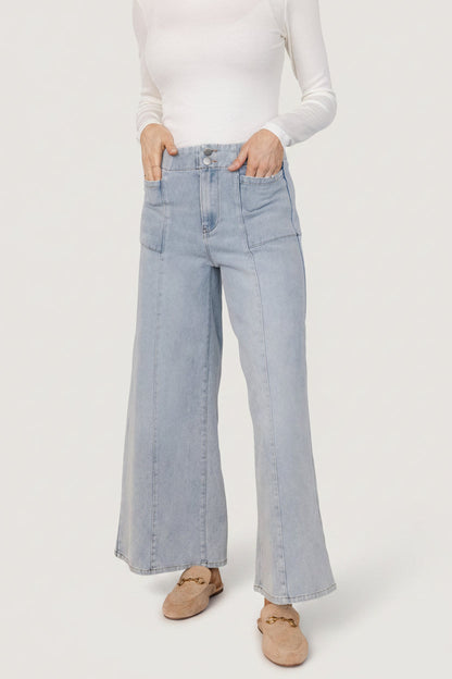 Baltic Born - Emmi Mid Rise Wide Leg Jeans