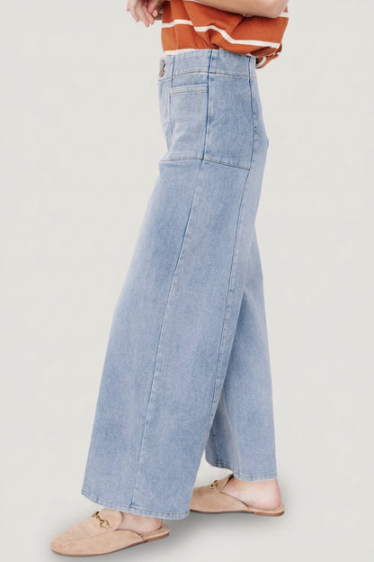 Baltic Born - Emmi Mid Rise Wide Leg Jeans