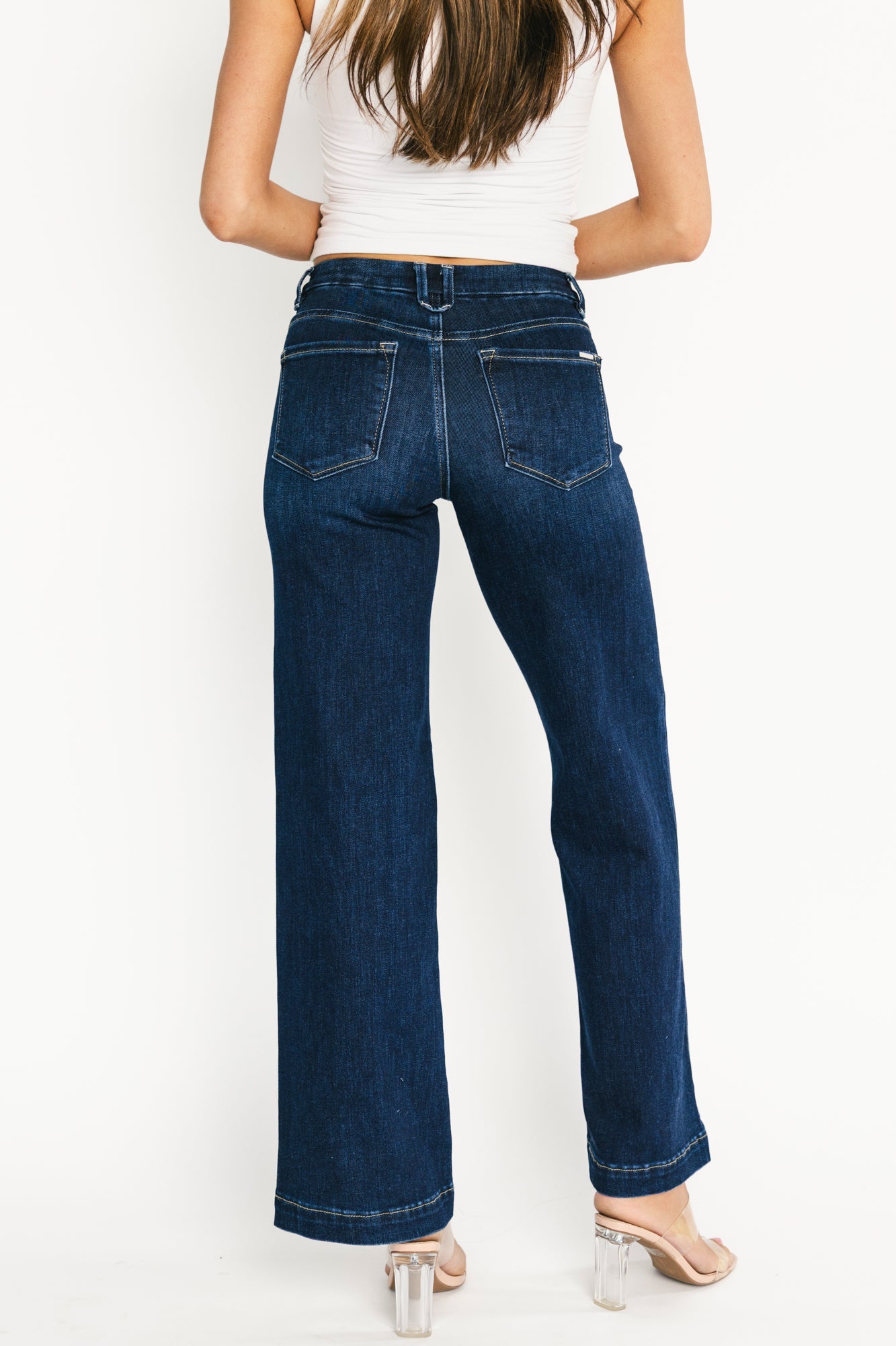 Baltic Born - Charme Mid Rise Wide Leg Jeans