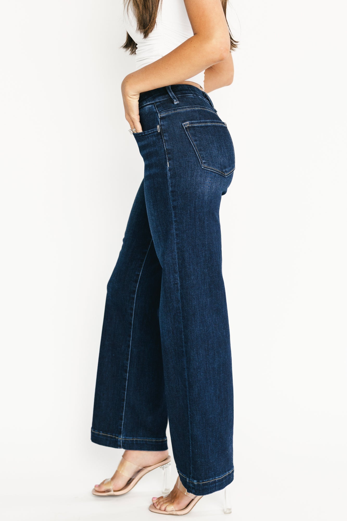 Baltic Born - Charme Mid Rise Wide Leg Jeans