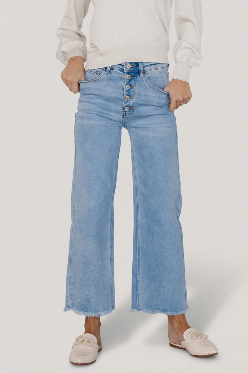 Baltic Born - Brody High Rise Wide Leg Jeans