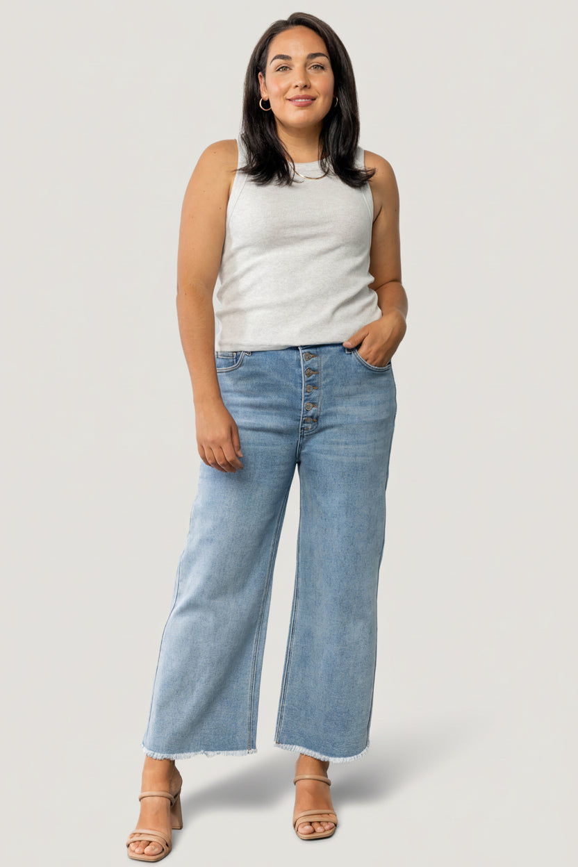 Baltic Born - Brody High Rise Wide Leg Jeans