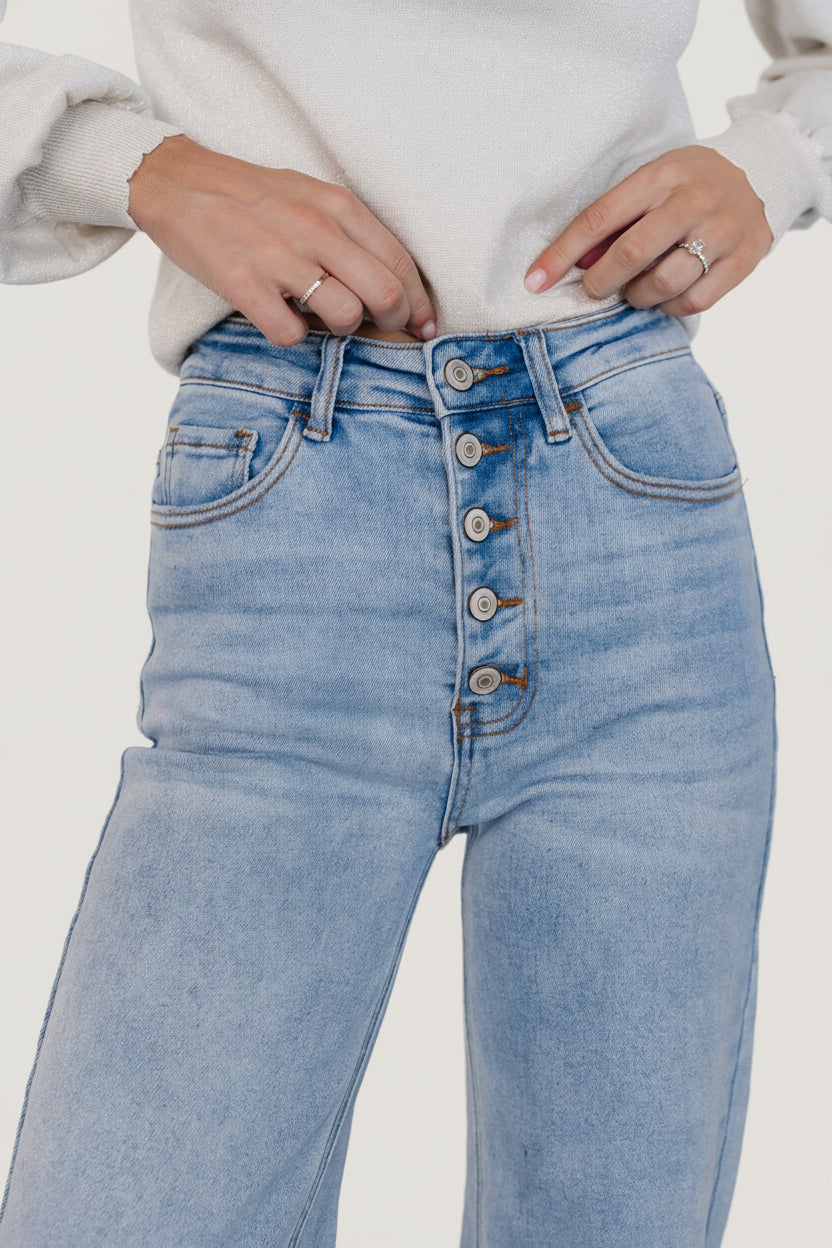 Baltic Born - Brody High Rise Wide Leg Jeans