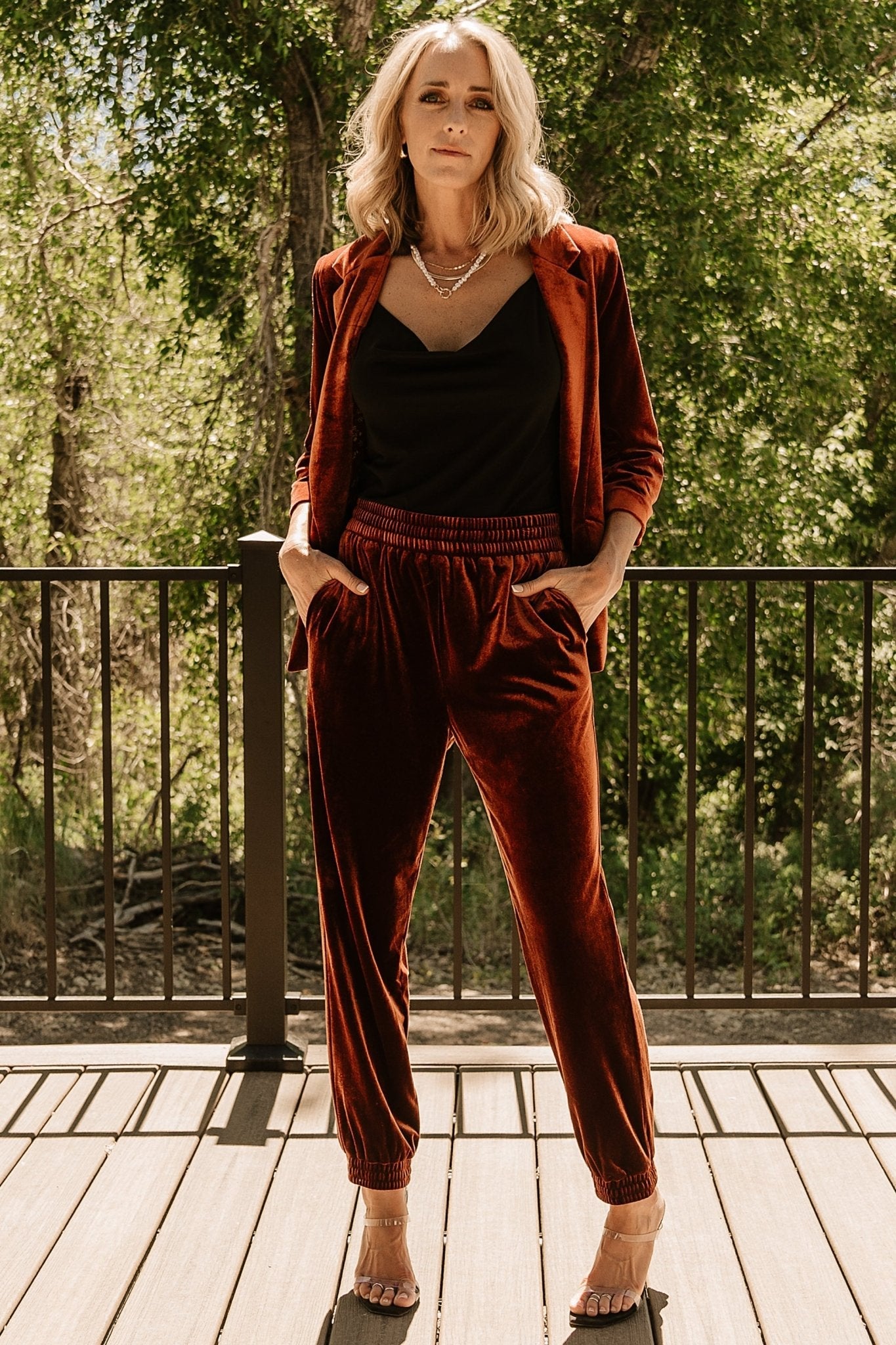 Baltic Born - Archie Velvet Jogger Pants