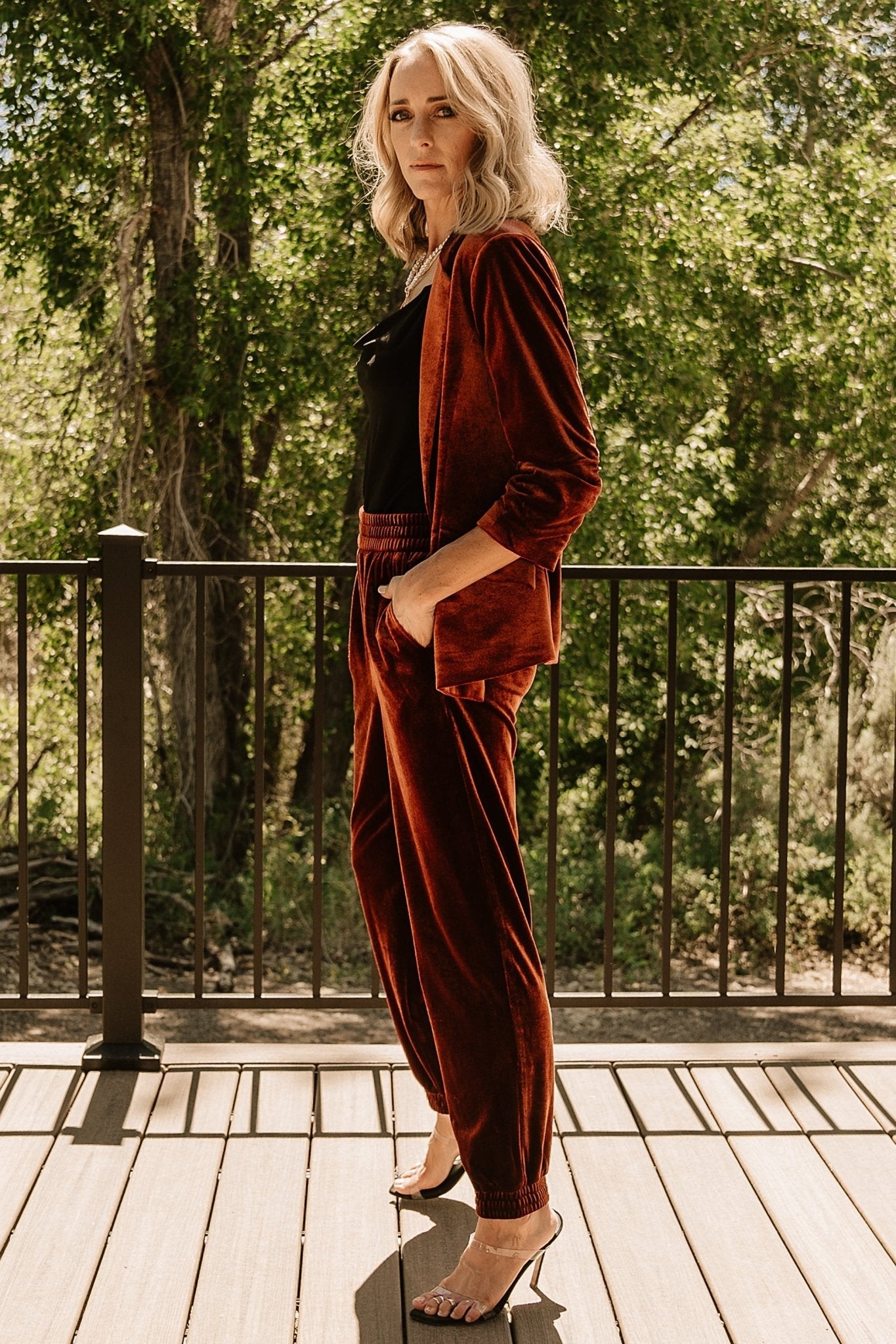 Baltic Born - Archie Velvet Jogger Pants