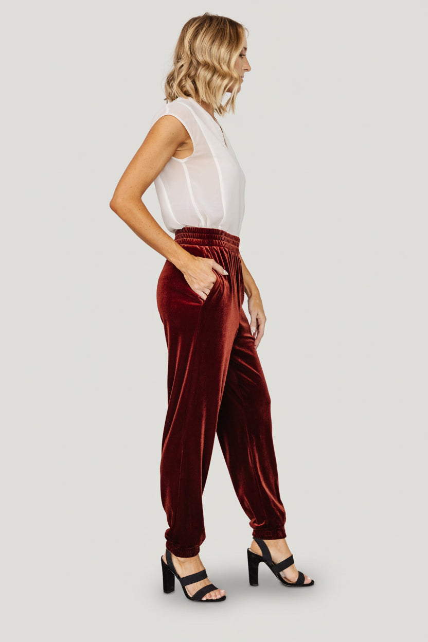 Baltic Born - Archie Velvet Jogger Pants