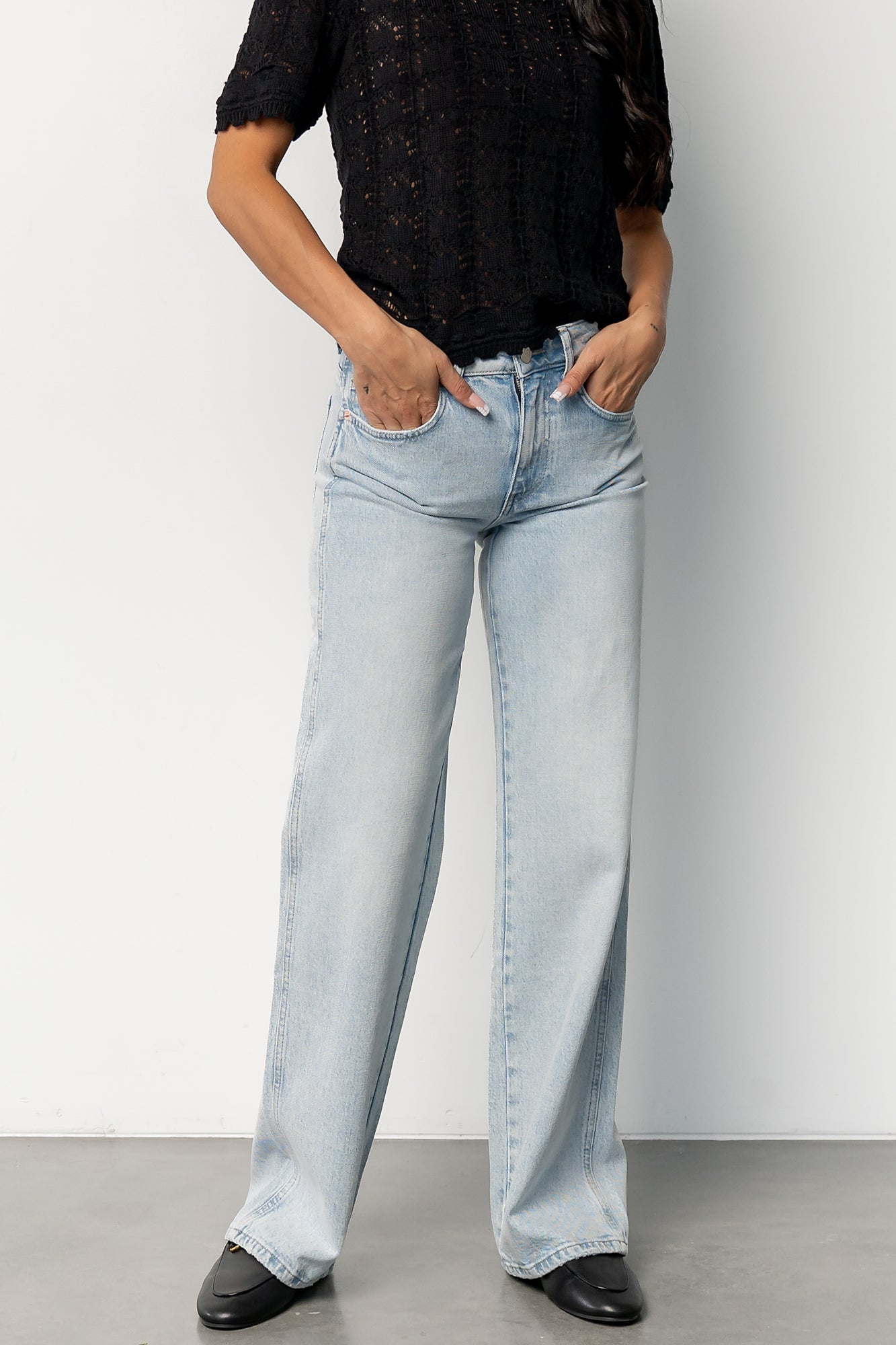 Baltic Born - Riley Mid Rise Relaxed Fit Jeans
