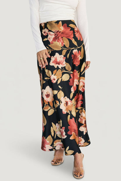 Baltic Born - Cosette Satin Midi Skirt