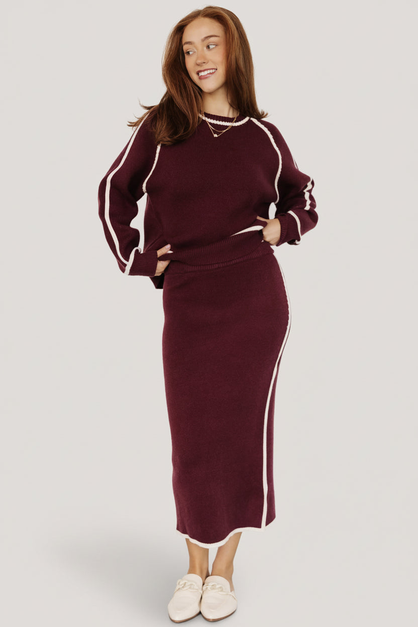 Baltic Born - Ava Knit Midi Skirt