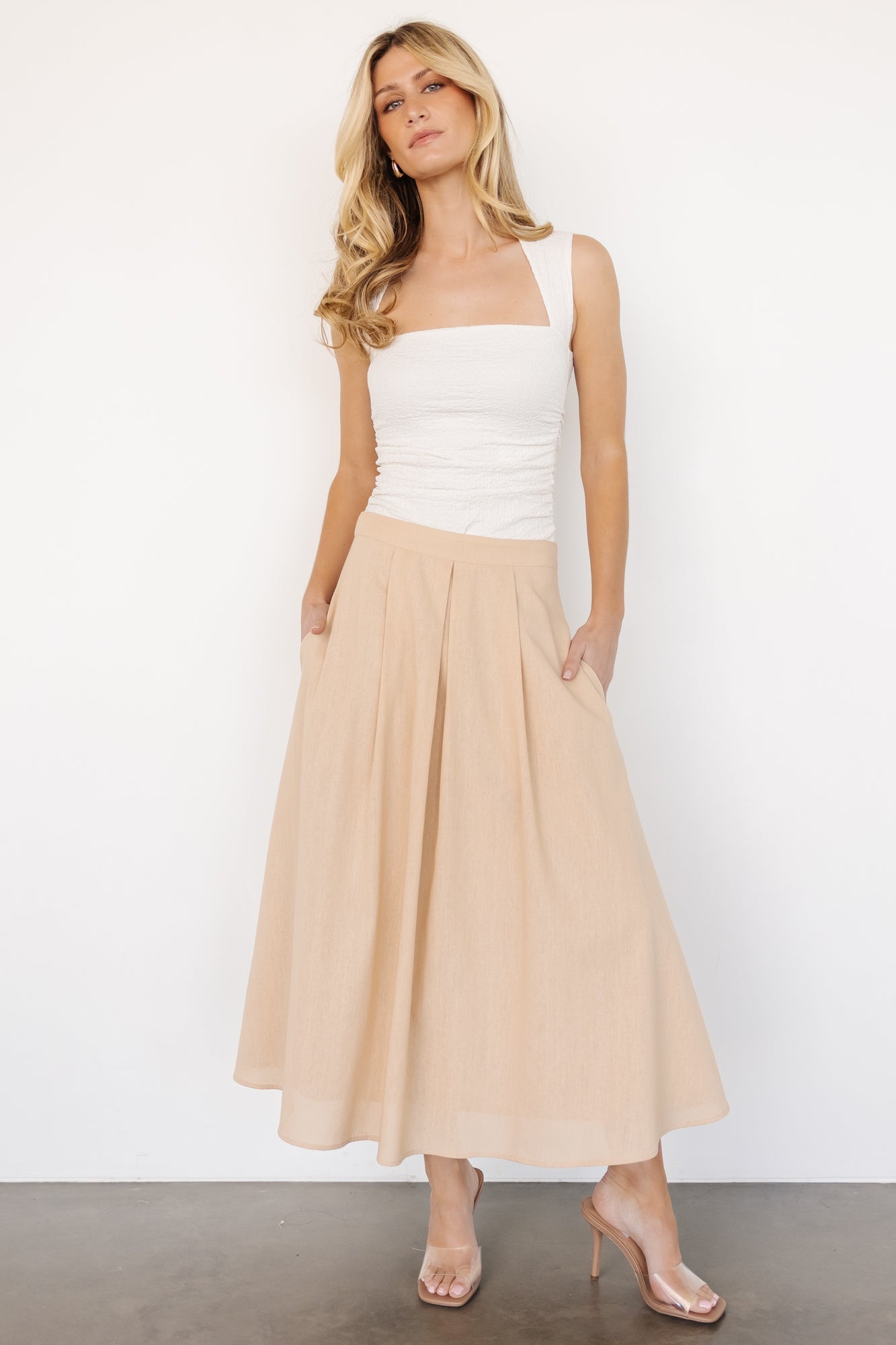 Baltic Born - Katie Pleated Midi Skirt