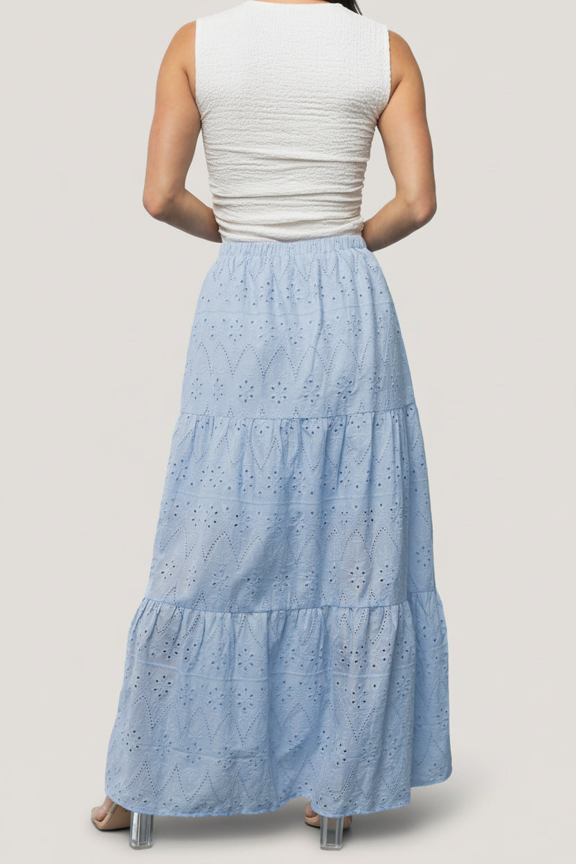 Baltic Born - Juana Eyelet Maxi Skirt