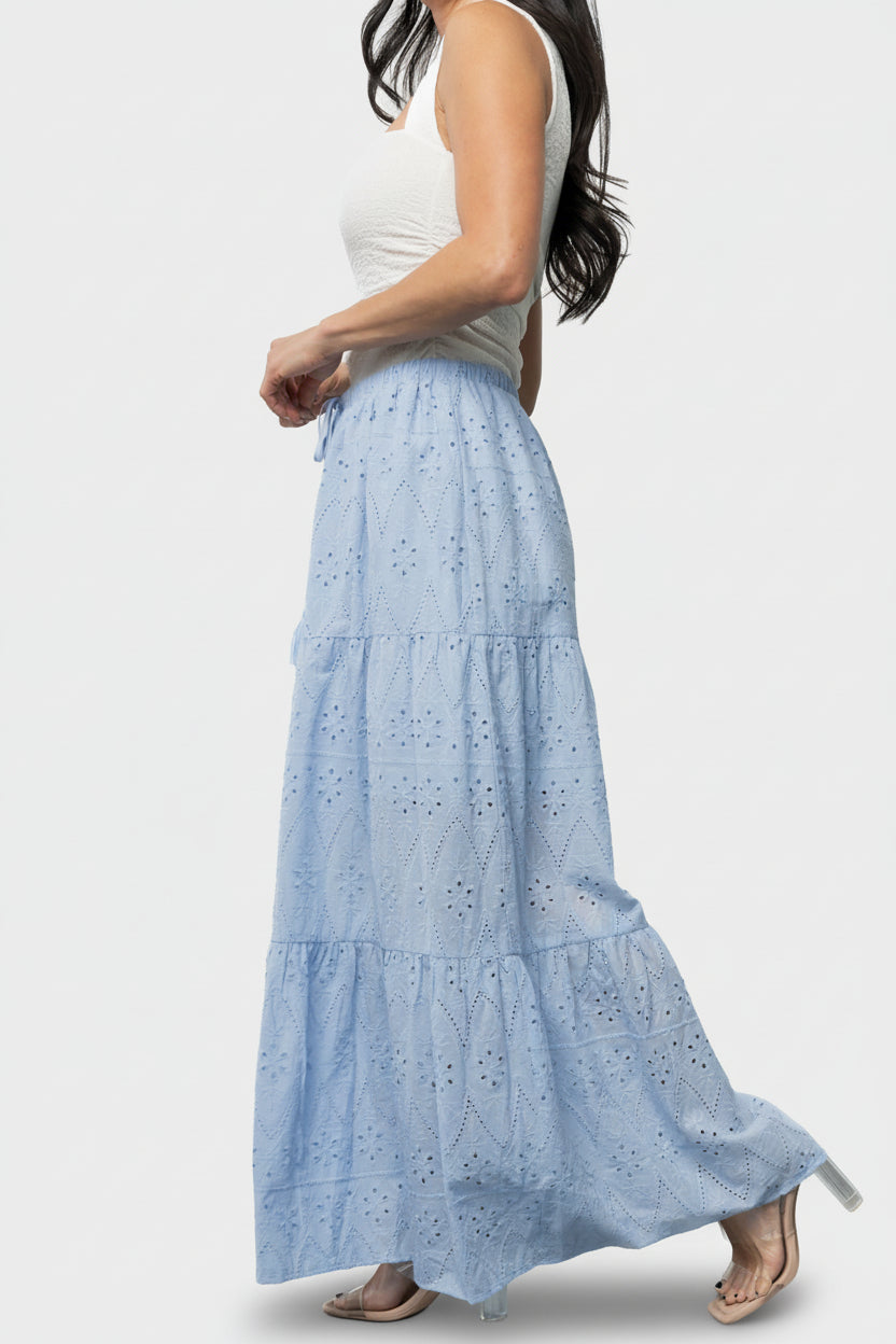 Baltic Born - Juana Eyelet Maxi Skirt