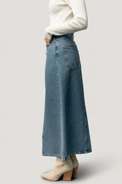 Baltic Born - Aleksa Denim Midi Skirt