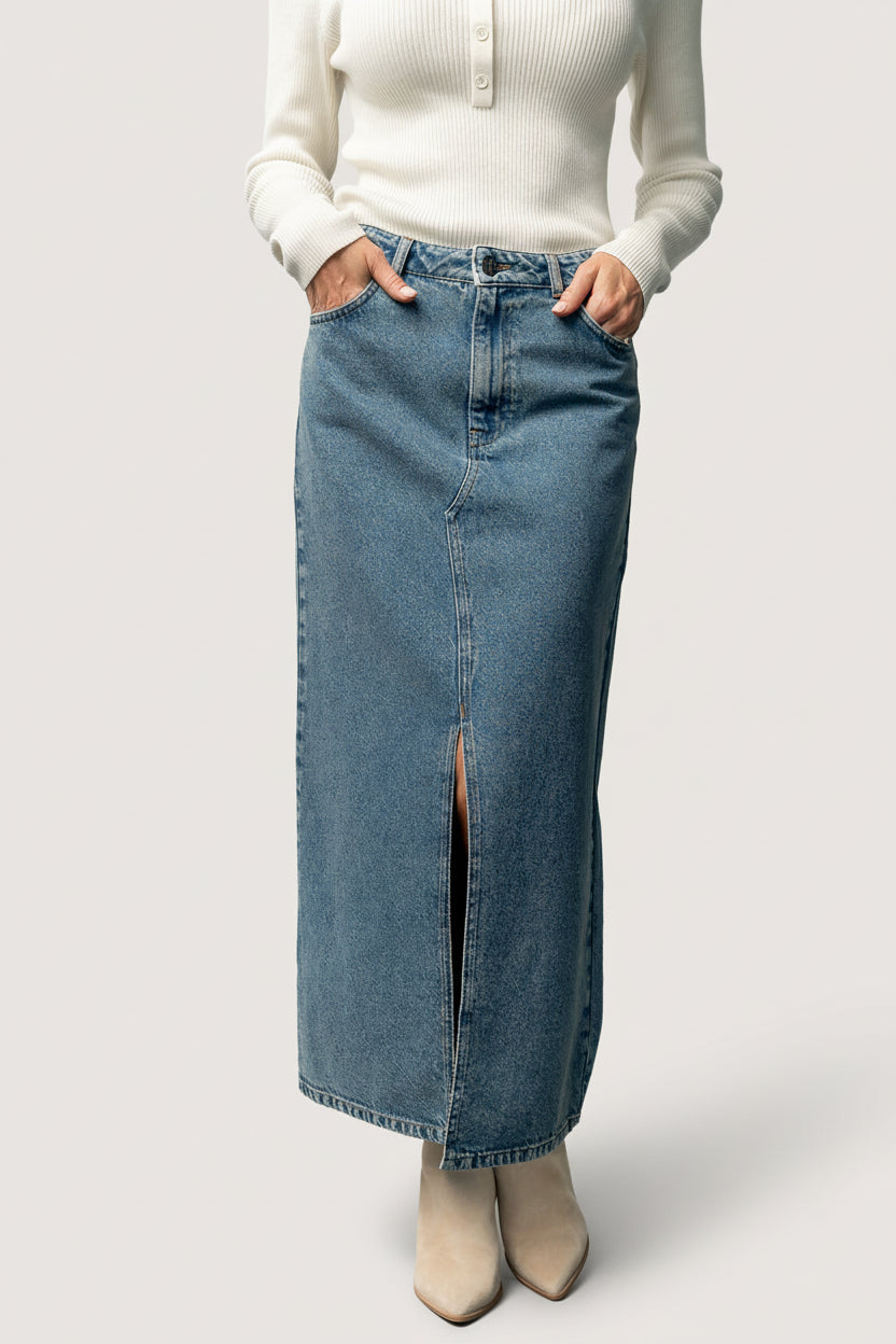 Baltic Born - Aleksa Denim Midi Skirt