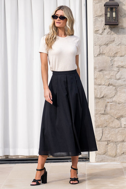 Baltic Born - Katie Pleated Midi Skirt
