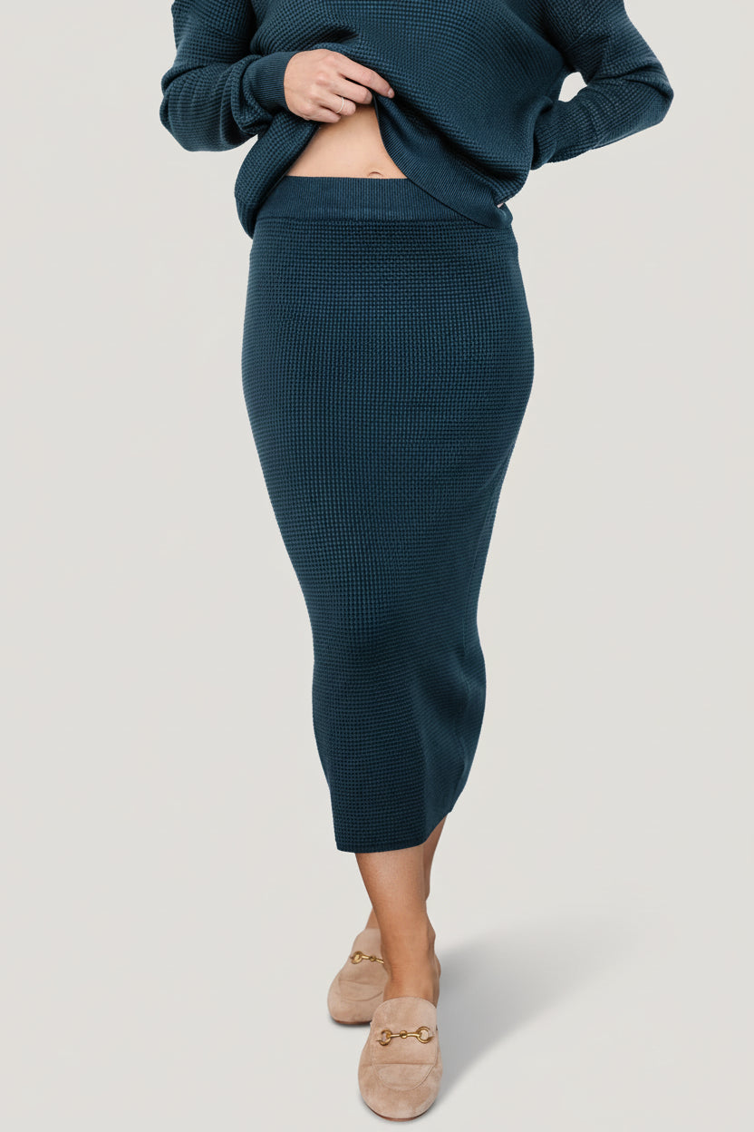 Baltic Born - Carey Waffle Midi Skirt