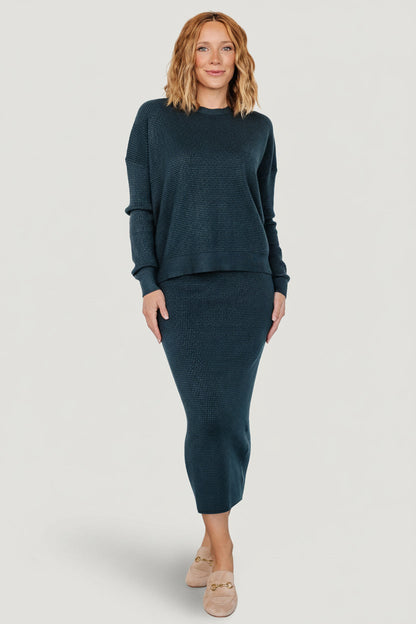 Baltic Born - Carey Waffle Midi Skirt