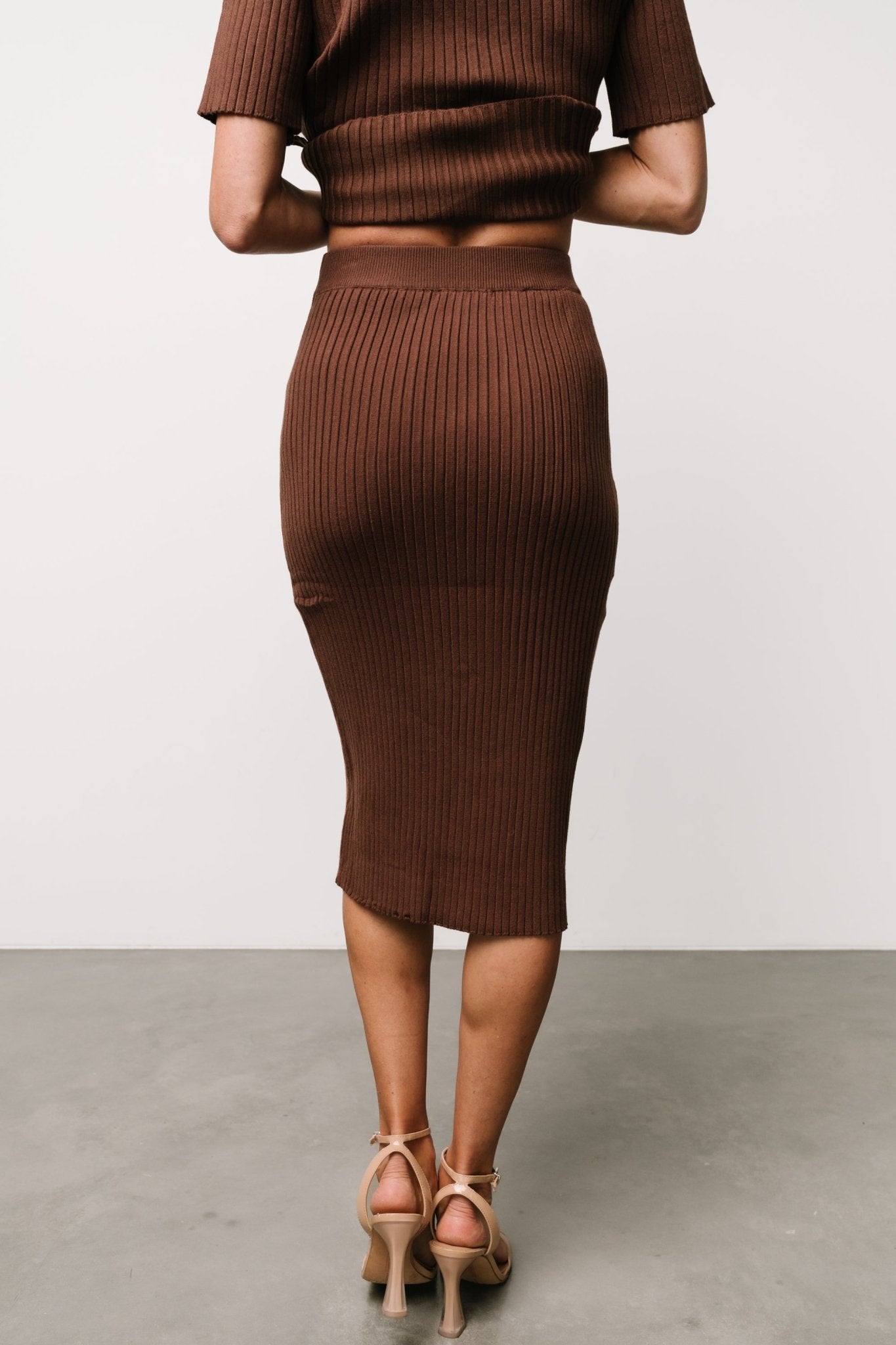 Baltic Born - Stormi Ribbed Midi Skirt