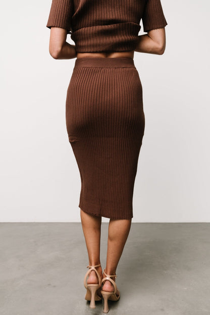 Baltic Born - Stormi Ribbed Midi Skirt