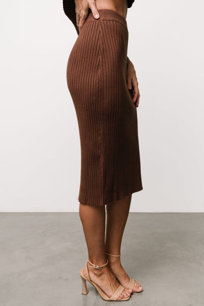 Baltic Born - Stormi Ribbed Midi Skirt