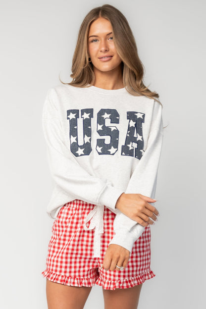 Baltic Born - Hope Ruffle Hem Gingham Shorts