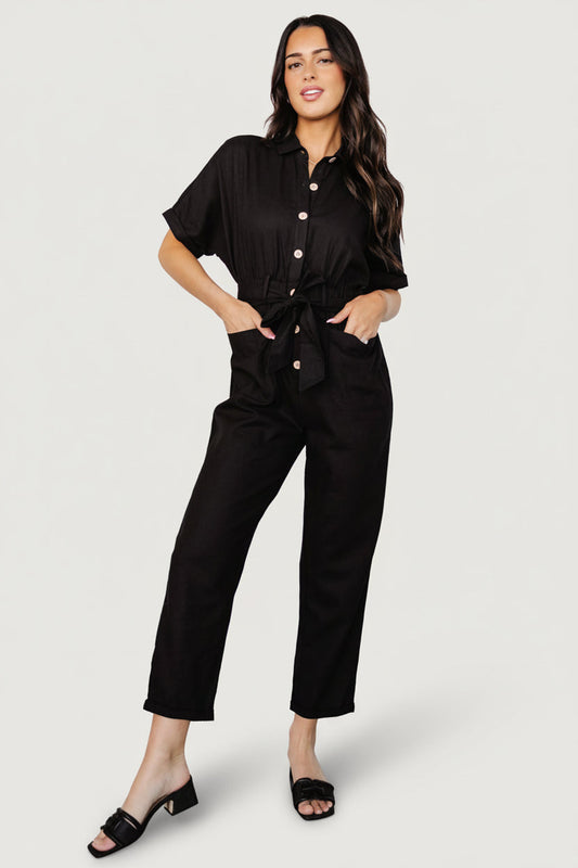 Baltic Born - Dallas Button Up Jumpsuit