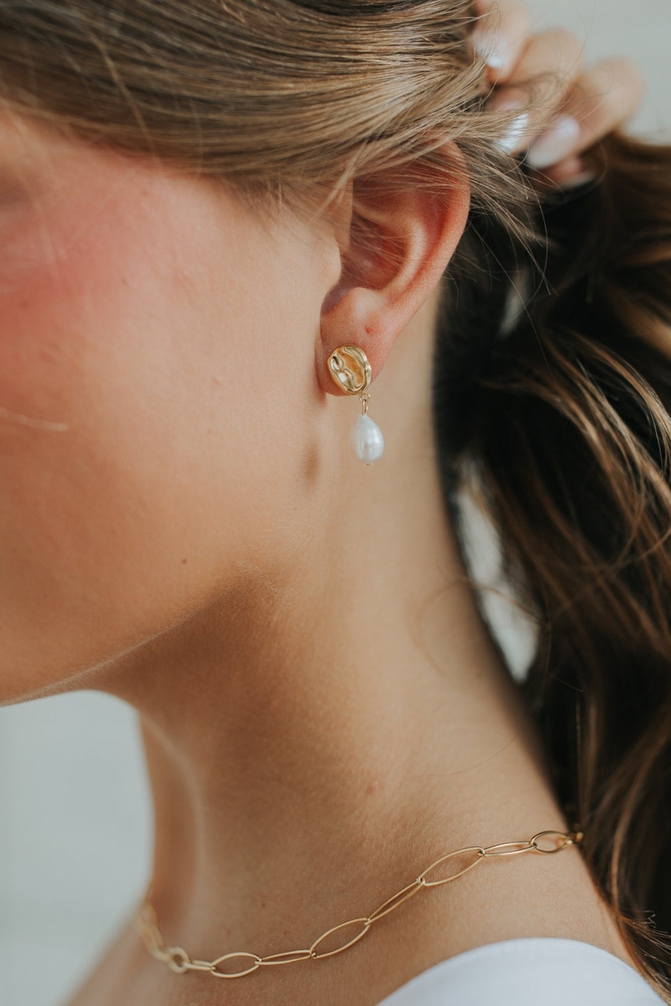 Baltic Born - The Ophelia Pearl Studs
