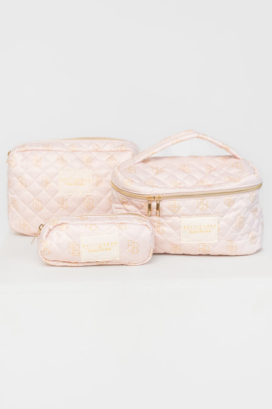 Baltic Born - Kelani Quilted Cosmetic Bag Set